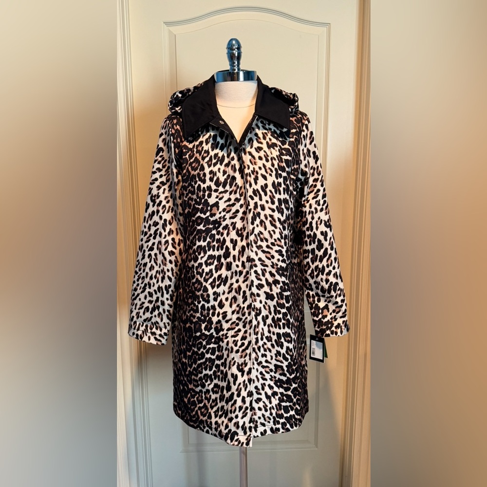 Kate Spade Leopard Print Trench Coat